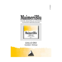 Maimeri Blu aquarelverf, half napje 1,5 ml – Goudgeel