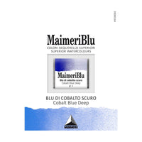 Maimeri Blu aquarelverf, half napje 1,5 ml – Kobaltblauw donker
