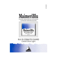 Maimeri Blu aquarelverf, half napje 1,5 ml – Kobaltblauw licht