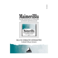 Maimeri Blu aquarelverf, half napje 1,5 ml – Kobaltblauwgroen
