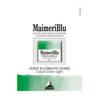 Maimeri Blu aquarelverf, half napje 1,5 ml – Kobaltgroen licht