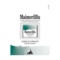 Maimeri Blu aquarelverf, half napje 1,5 ml – Kobaltgroen