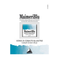 Maimeri Blu aquarelverf, half napje 1,5 ml – Kobaltgroenblauw