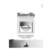 Maimeri Blu aquarelverf, half napje 1,5 ml – Koolzwart