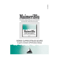 Maimeri Blu aquarelverf, half napje 1,5 ml – Koppergroen donker