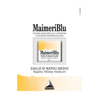 Maimeri Blu aquarelverf, half napje 1,5 ml – Napelsgeel middel