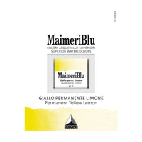 Maimeri Blu aquarelverf, half napje 1,5 ml – Permanentgeel citroen