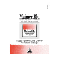 Maimeri Blu aquarelverf, half napje 1,5 ml – Permanentrood licht