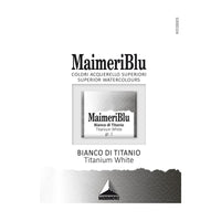 Maimeri Blu aquarelverf, half napje 1,5 ml – Titaanwit