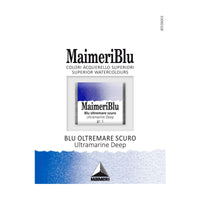 Maimeri Blu aquarelverf, half napje 1,5 ml – Ultramarijn donker