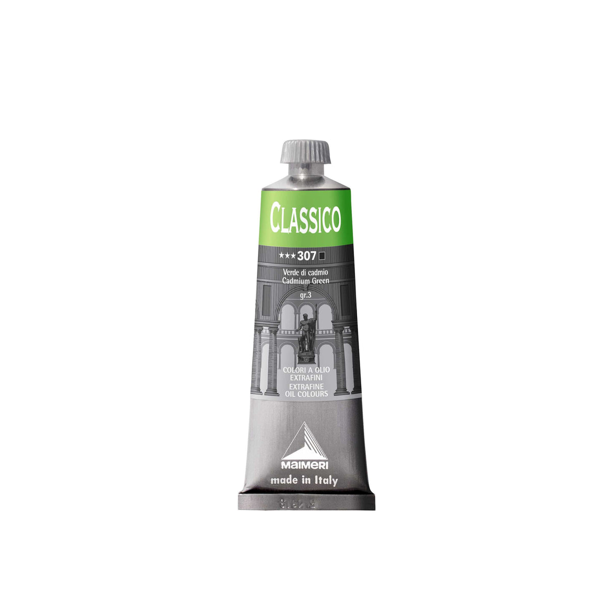 Maimeri Classico olieverf, tube 60 ml – Cadmiumgroen