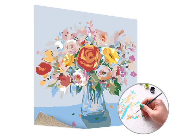 Schilderen op nummer Kleurrijke verpakking – 50 × 50 cm – afbeelding 3