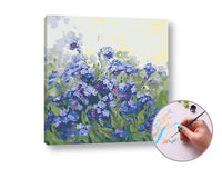 Schilderen op nummer ARTMiE Paarse bloemen 50 × 50 cm