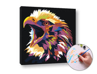 Schilderen op nummer Havik Large – niveau laag, 50 × 50 cm – afbeelding 3