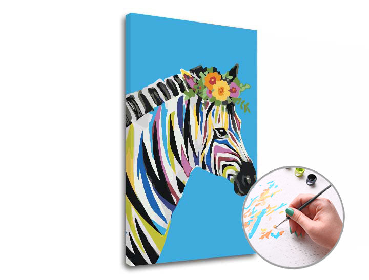 Schilderen op nummer Kleurencollectie – niveau laag, 40 × 60 cm – afbeelding 3