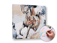 Schilderen op nummer Paarden – niveau gemiddeld, 50 × 50 cm – afbeelding 2