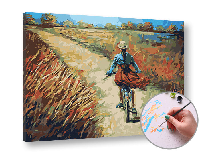 Schilderen op nummer ARTMiE Landschap 50 × 40 cm – afbeelding 2