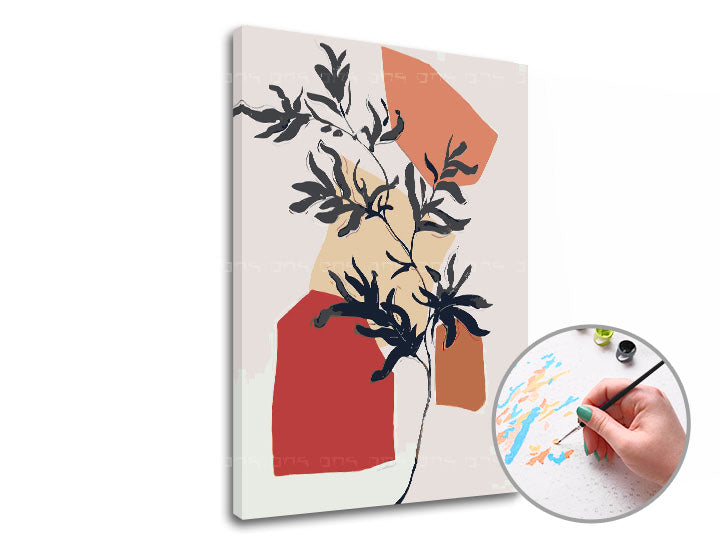 ARTMiE schilderen op nummer Line of Nature – 70 × 50 cm – afbeelding 2
