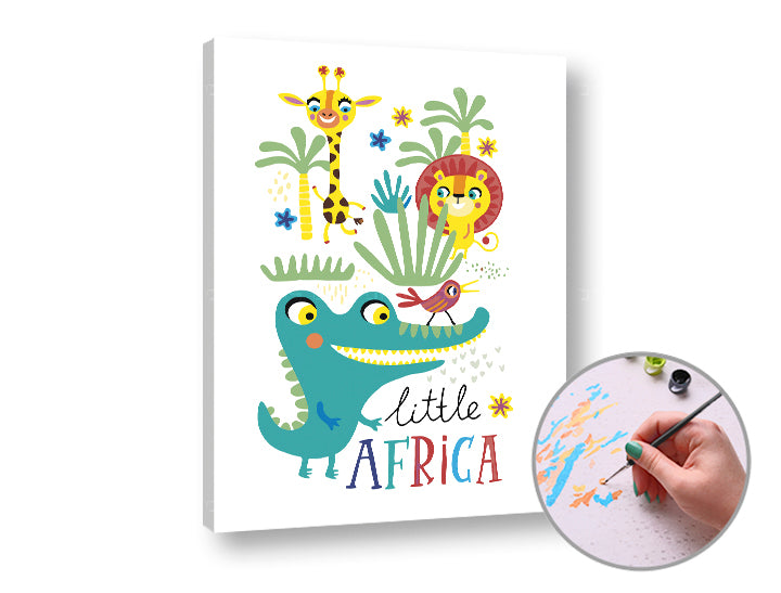 ARTMiE schilderen op nummer Little Africa – 40 × 50 cm – afbeelding 2