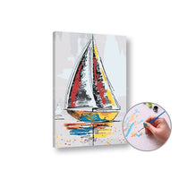 ARTMiE schilderen op nummer Schip – 60 × 40 cm