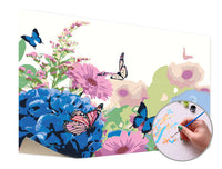 ARTMiE schilderen op nummer Tussen de bloemen – 80 × 50 cm – afbeelding 3