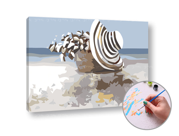Schilderen op nummer Rust op het strand – ARTMiE – afbeelding 3