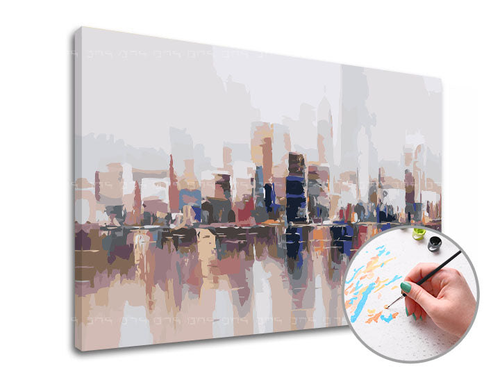Schilderen op nummer Panorama City – ARTMiE – afbeelding 2