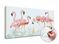 Schilderen op nummer Flamingo’s – ARTMiE – afbeelding 3