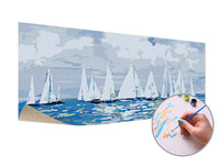 Schilderen op nummer Plates on the Horizon – ARTMiE – afbeelding 3