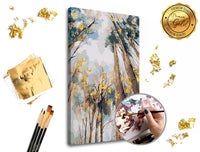 Schilderen op nummer ARTMiE Premium Gold Tussen de bomen 40 × 60 cm – afbeelding 2
