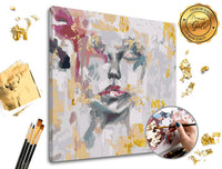 Schilderen op nummer ARTMiE Premium Gold De vergetene 50 × 50 cm – afbeelding 2