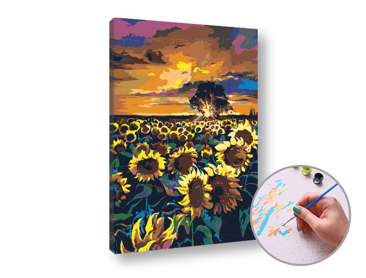 Schilderen op nummer ARTMiE Sunbow – 60 × 40 cm