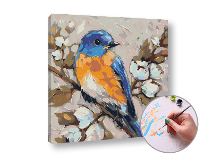 Schilderen op nummer ARTMiE Mees 50 × 50 cm – afbeelding 3