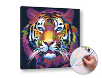 Schilderen op nummer ARTMiE Tiger Jungle – 50 × 50 cm – afbeelding 2