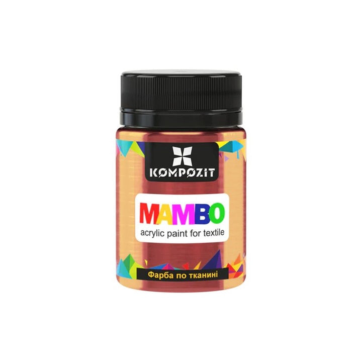 MAMBO Metallic Fabric and Leather Paint, 50 ml | various shades — image 1