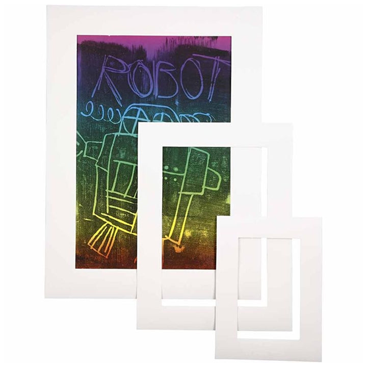 Mat (Passe-Partout), Size A3-A4-A5, 75 pcs | Various Colors — image 2
