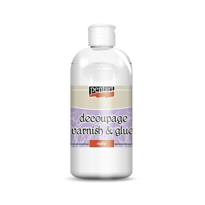 Pentart decoupagelijm en vernis mat 500 ml