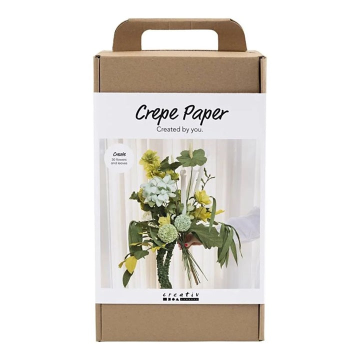 Creativ Company knutselset papieren bloemen van crêpepapier, maxi