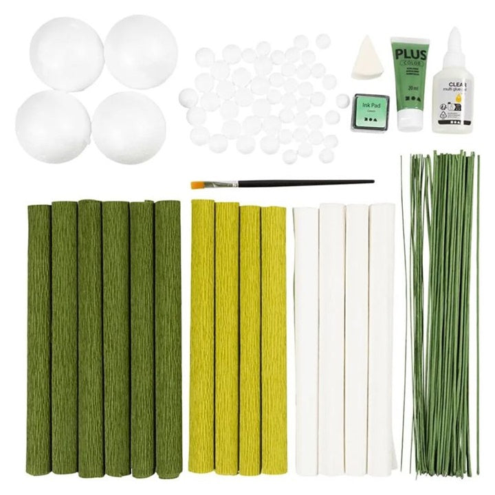 Creativ Company knutselset papieren bloemen van crêpepapier, maxi – afbeelding 4