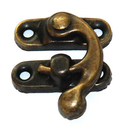 Metal Clasp, Dark Brass, 1 pc