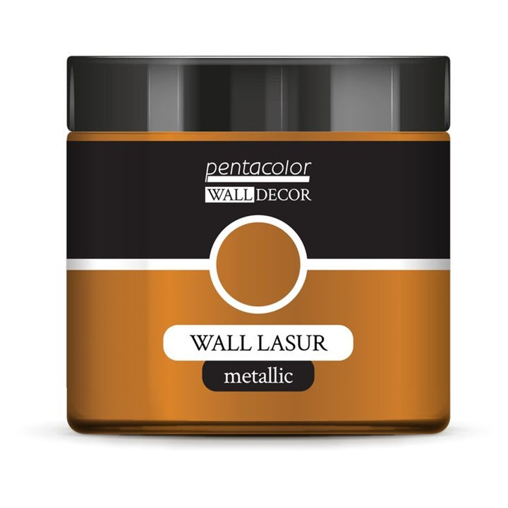 Pentart Wall Decor metallic wandlazuur 500 ml – afbeelding 5