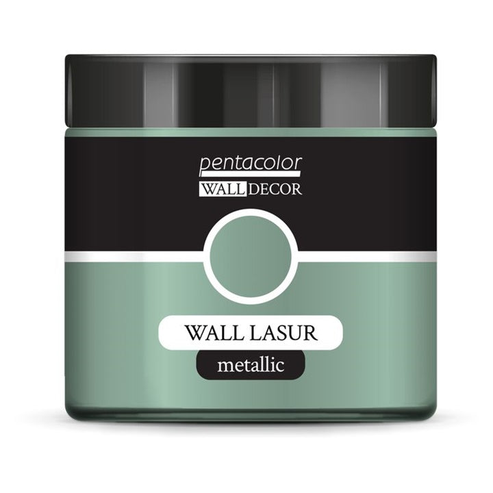 Pentart Wall Decor metallic wandlazuur 500 ml – afbeelding 3