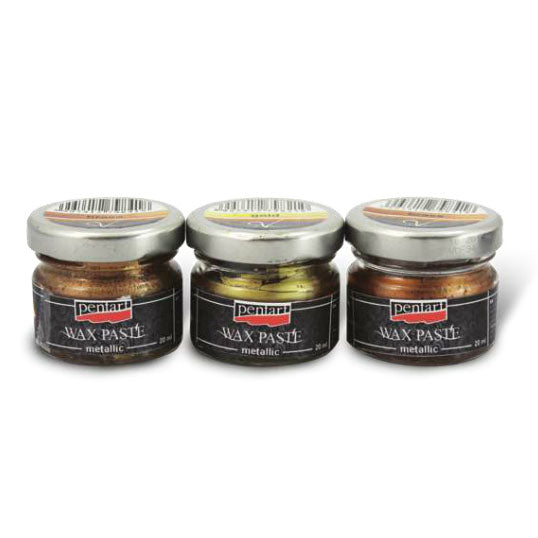 Pentart metallic waspasta 20 ml, goud tot koper – afbeelding 2