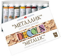 Decola metallic acrylverf 8 × 18 ml