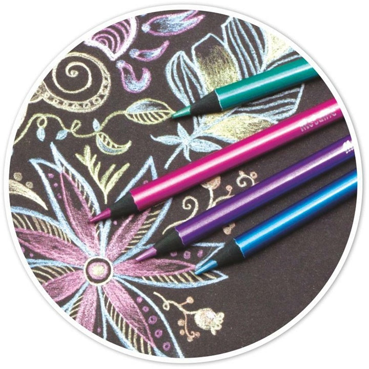 Colorino metallic kleurpotloden, set van 10 kleuren – afbeelding 3