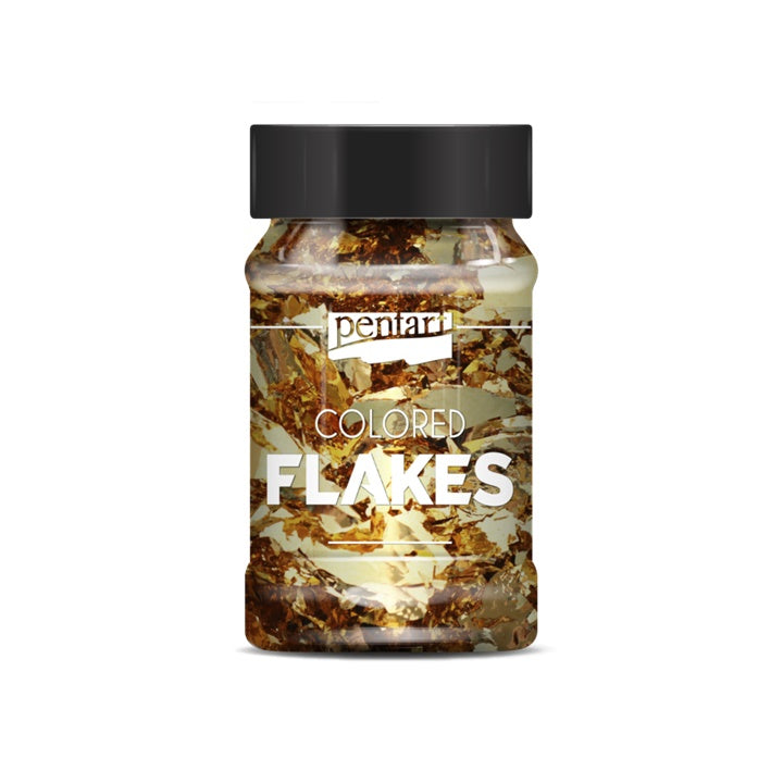 Pentart metallic folievlokken 100 ml