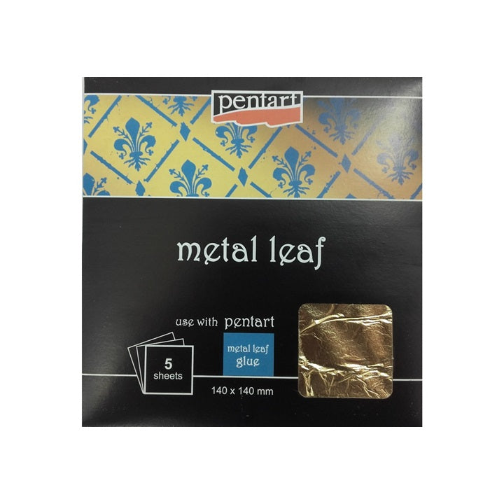 Pentart bladmetaal 14 × 14 cm, 5 vellen – afbeelding 3