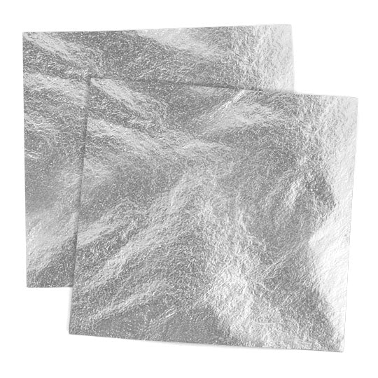 Renesans bladmetaal aluminium-imitatie 14 × 14 cm, 100 vel