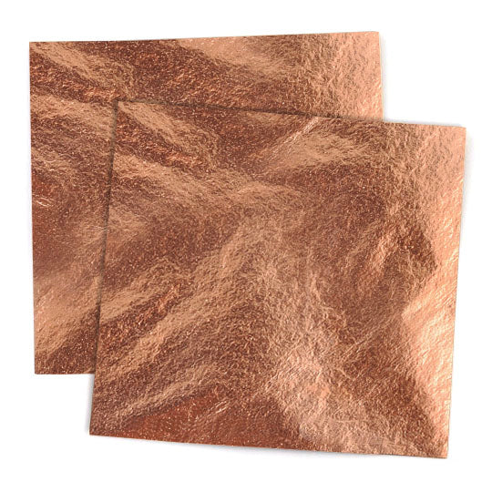 Renesans bladmetaal koper-imitatie 14 × 14 cm, 25 vel