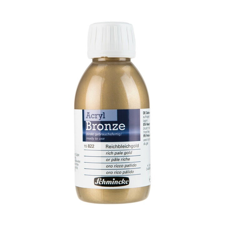Schmincke Acryl-Bronze metallic acrylverf 150 ml – afbeelding 4